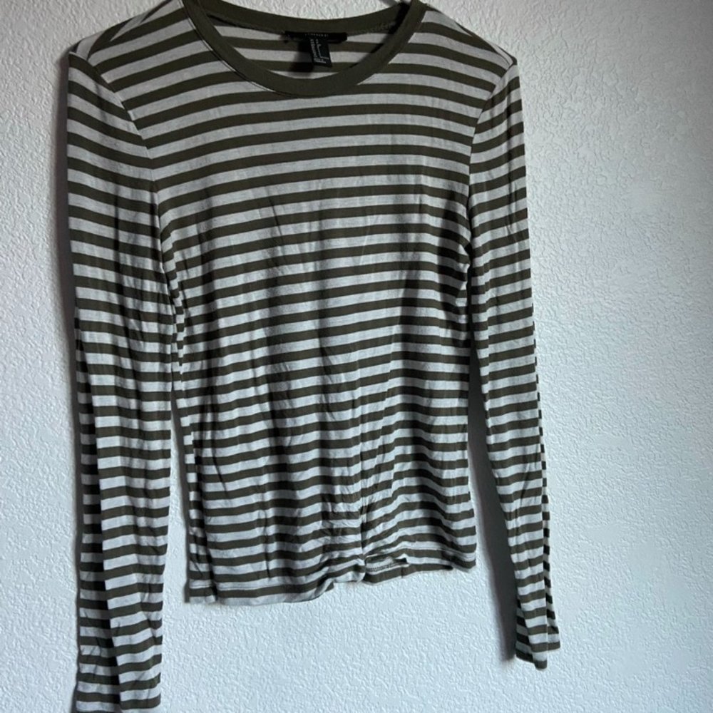 forever 21 striped long sleeve